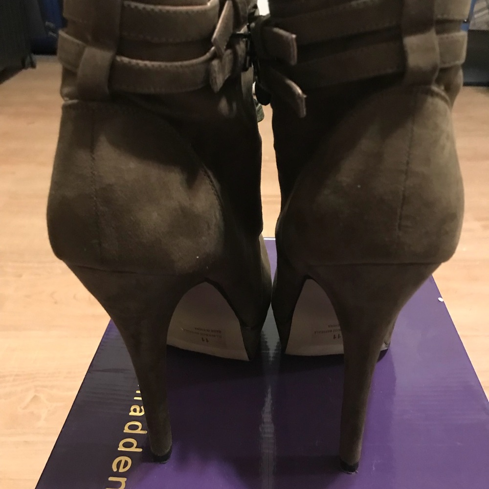 Just fab Heel Suede Booties